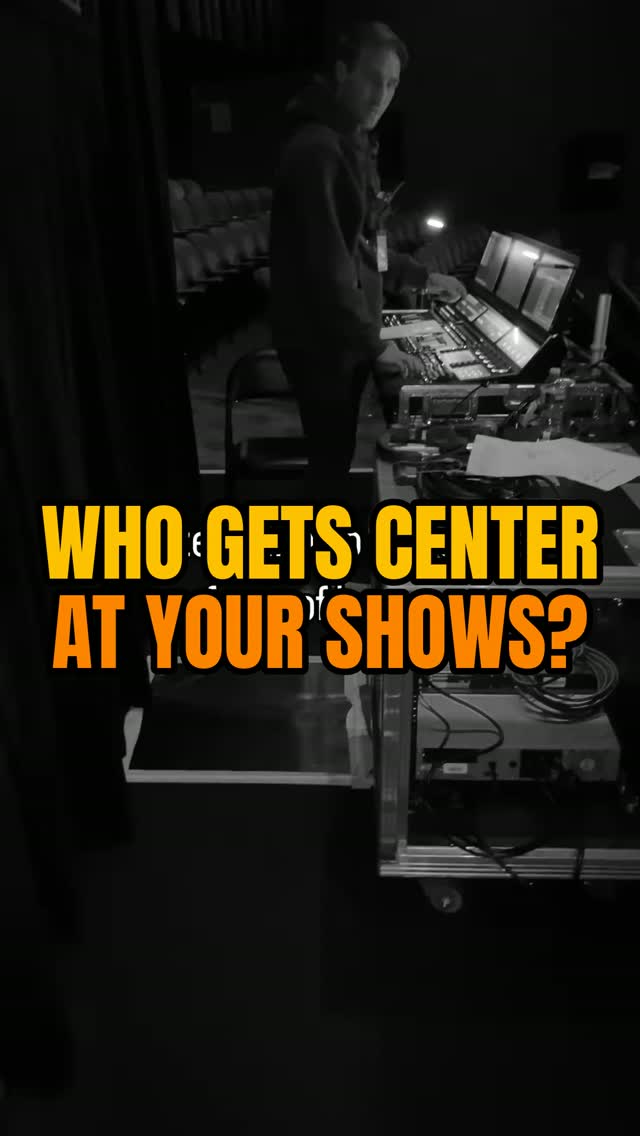 Who needs punchy low end and perfect imaging anyways. Normalize nobody standing center at front of house. #fohengineer #livesound