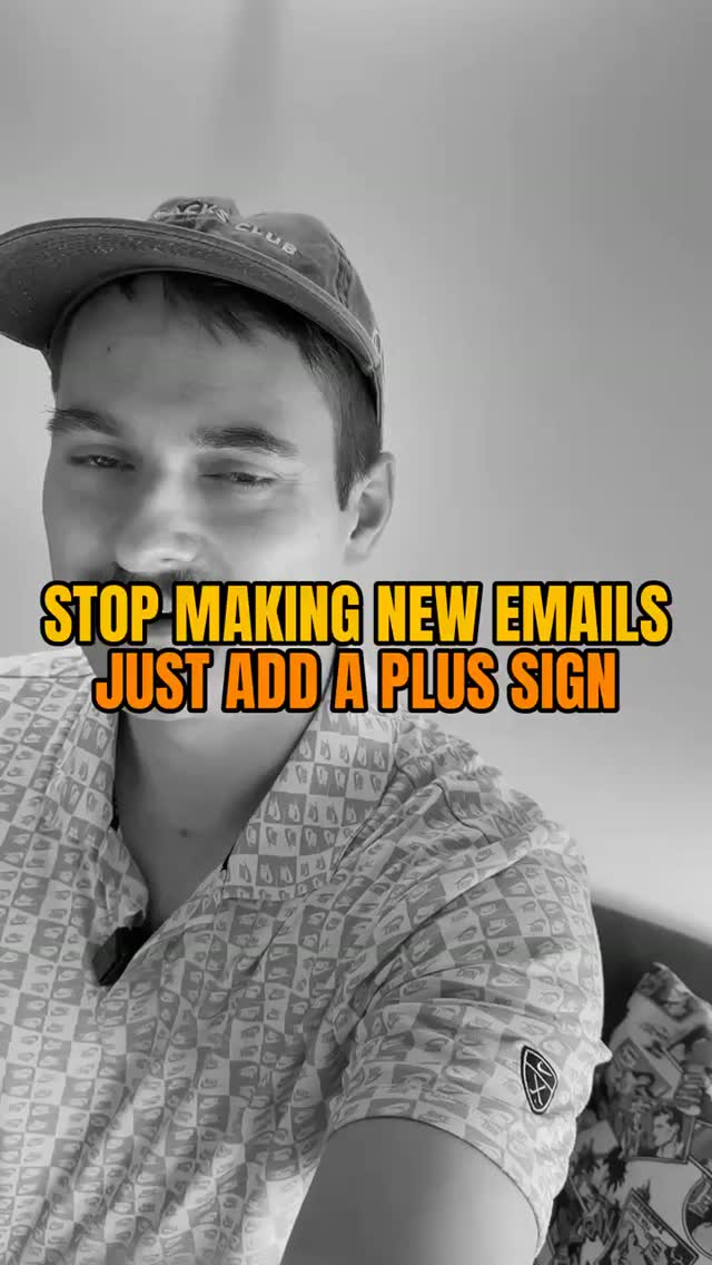 You do not need a hundred email addresses. Add a plus and any word to your own address and it still lands in the same inbox. michael+test1, michael+test2, all one inbox. We use it to sign up as separate accounts and test features without making a new email each time.