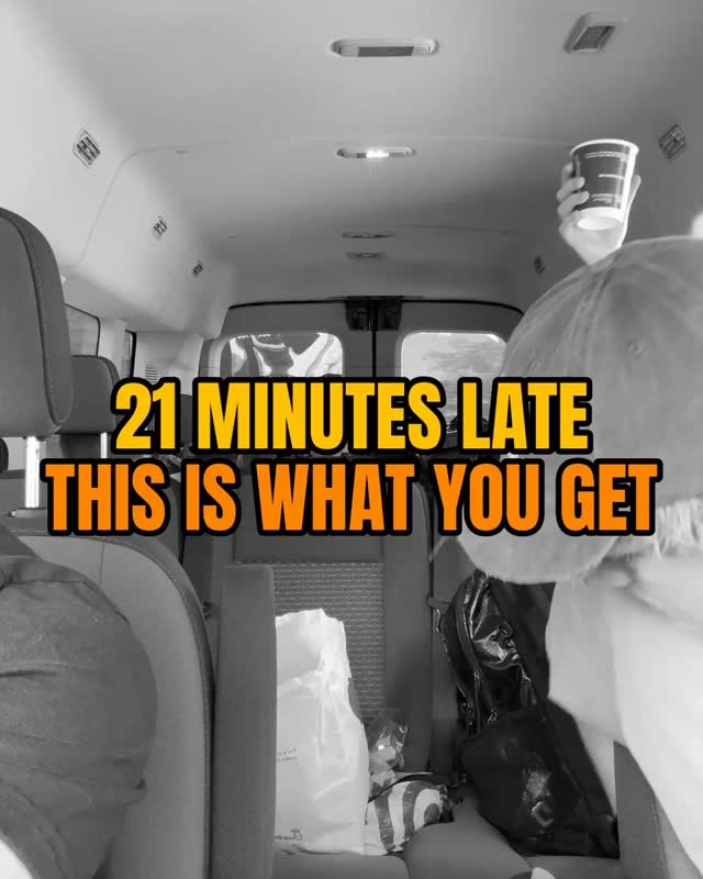 Van call was at ten. Scott got on the van at 10:21.
He said sorry. The van booed anyway.
@scottiemills @colonyhouse @parkecottrell @calebschapman @wfchap @_zachhowell @anjeesmith
