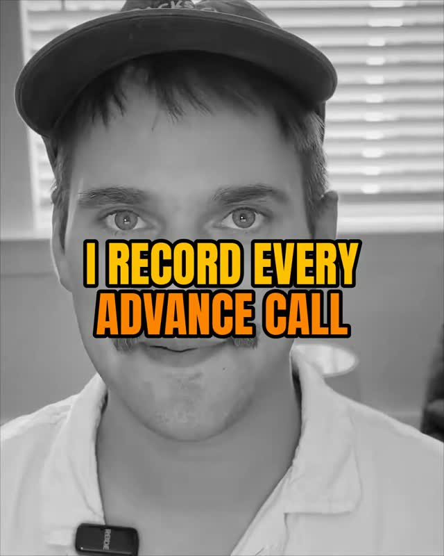 Most people hate advancing over the phone. I kind of like it now, because I record the call and send the transcript back with the action items. Full video on YouTube @michaelkeithlewis